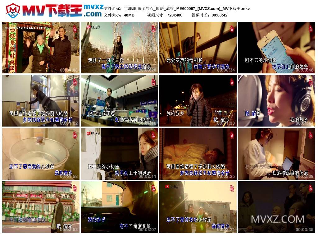 丁珊珊-游子的心_国语_流行_ME600067